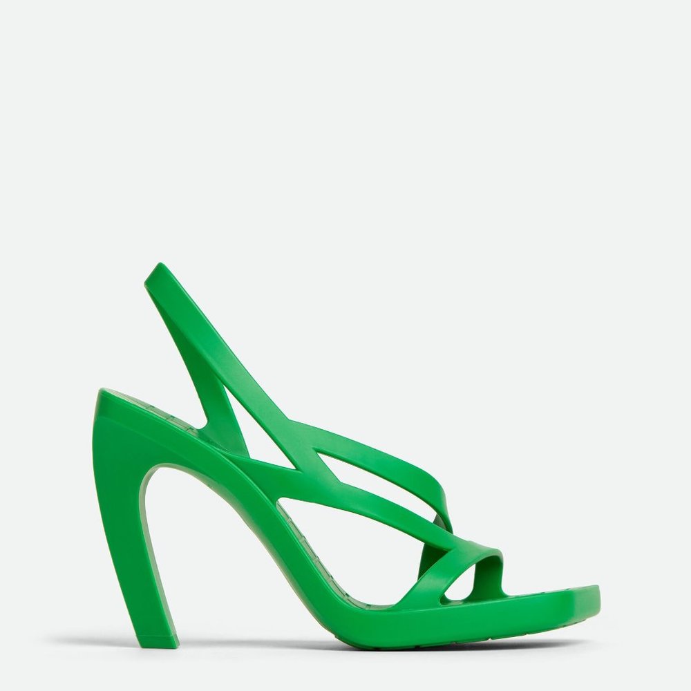 NEW Bottega Veneta Jimbo Sandal in Parakeet Green Size IT/EU 39 - Retail $890 - Picture 2 of 16